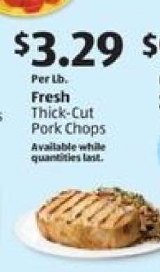 Fresh Thick-Cut Pork Chops