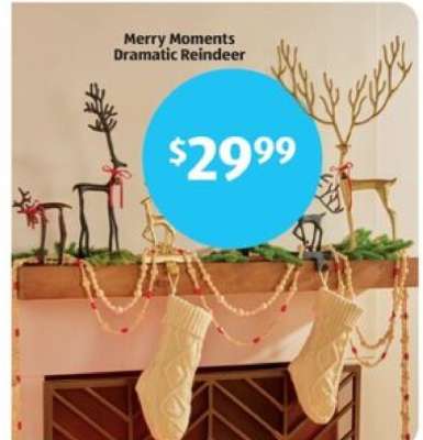 Merry Moments Dramatic Reindeer