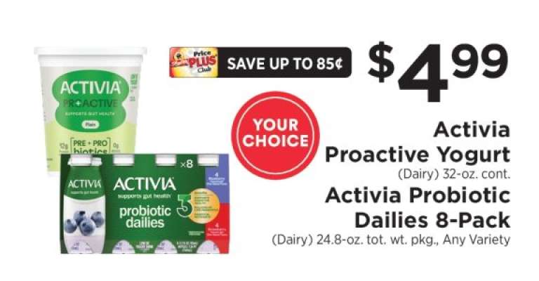 Activia Proactive Yogurt / Activia Probiotic Dailies 8-Pack