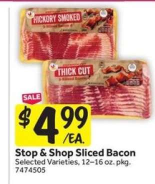 Stop & Shop Sliced Bacon