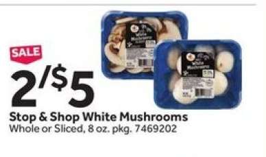 Stop & Shop White Mushrooms