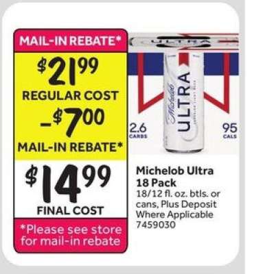 Michelob Ultra 18 Pack