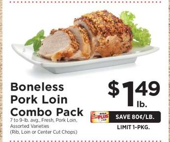 Boneless Pork Loin Combo Pack