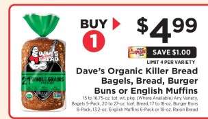 Dave’s Organic Killer Bread
