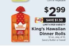 King's Hawaiian Dinner Rolls