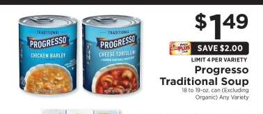 Progresso Traditional Soup