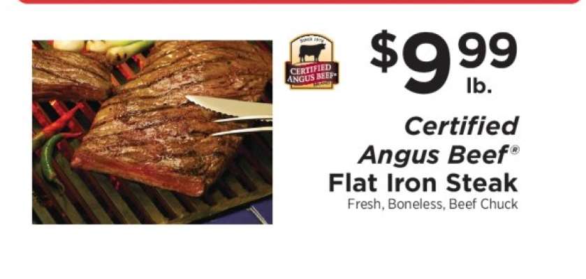 Certified Angus Beef Flat Iron Steak