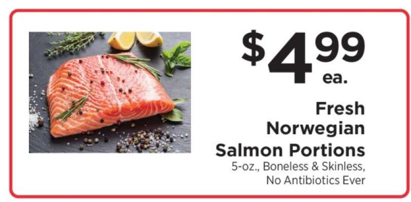 Fresh Norwegian Salmon Portions