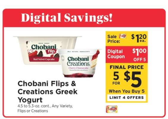 Chobani Flips & Creations Greek Yogurt
