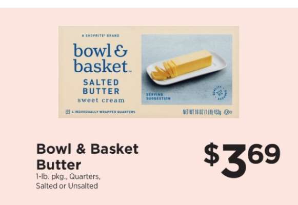 Bowl & Basket Butter