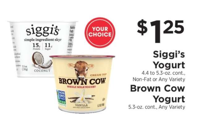 Siggi’s Yogurt / Brown Cow Yogurt