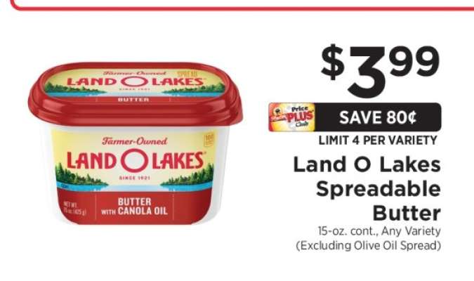 Land O Lakes Spreadable Butter