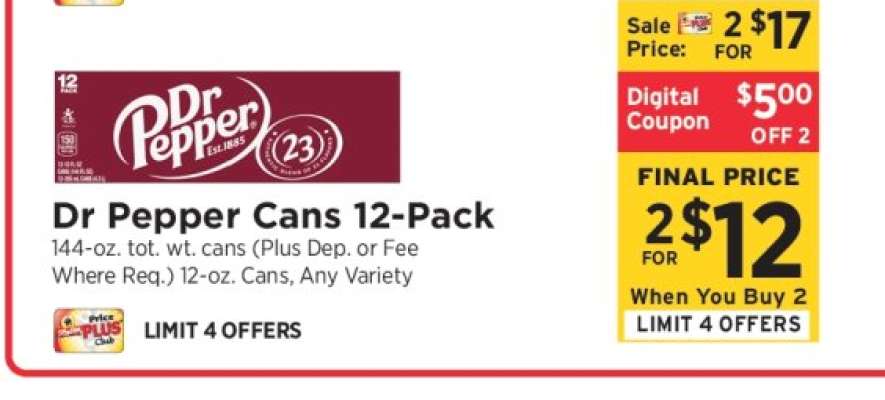 Dr Pepper Cans 12-Pack