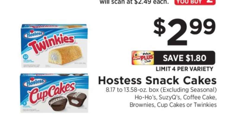 Hostess Snack Cakes