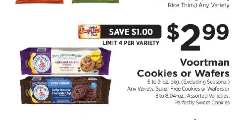 Voortman Cookies or Wafers