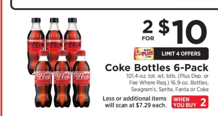 Coke Bottles 6-Pack