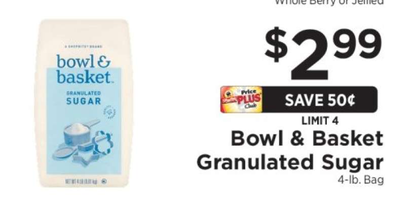 Bowl & Basket Granulated Sugar