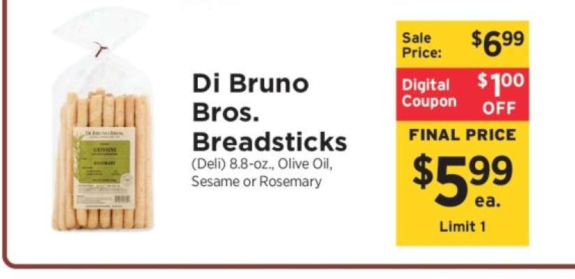 Di Bruno Bros. Breadsticks