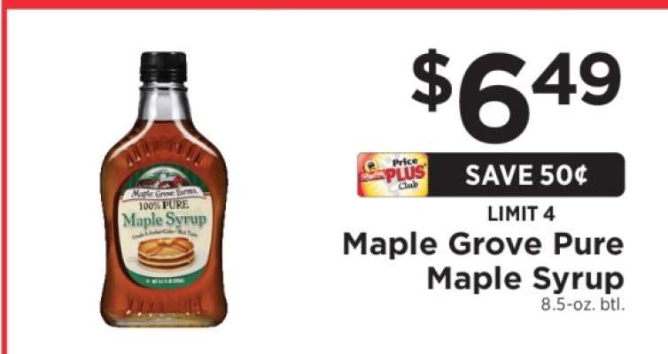 Maple Grove Pure Maple Syrup
