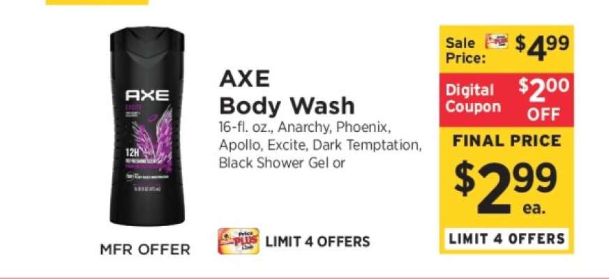 Axe Body Wash