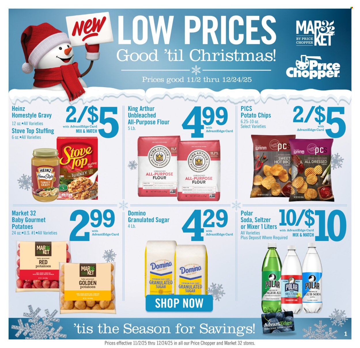 Price Chopper ad - 11/02/2025 - 12/24/2025. Page 1