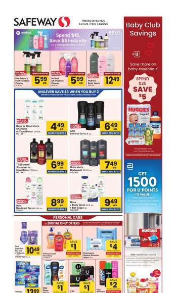 Safeway Flyer - 11/07/2025 - 11/20/2025.