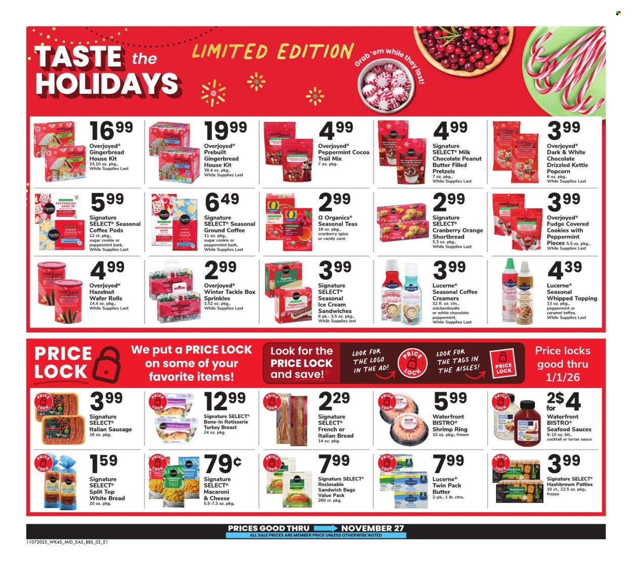 Safeway ad - 11/07/2025 - 11/27/2025. Page 2