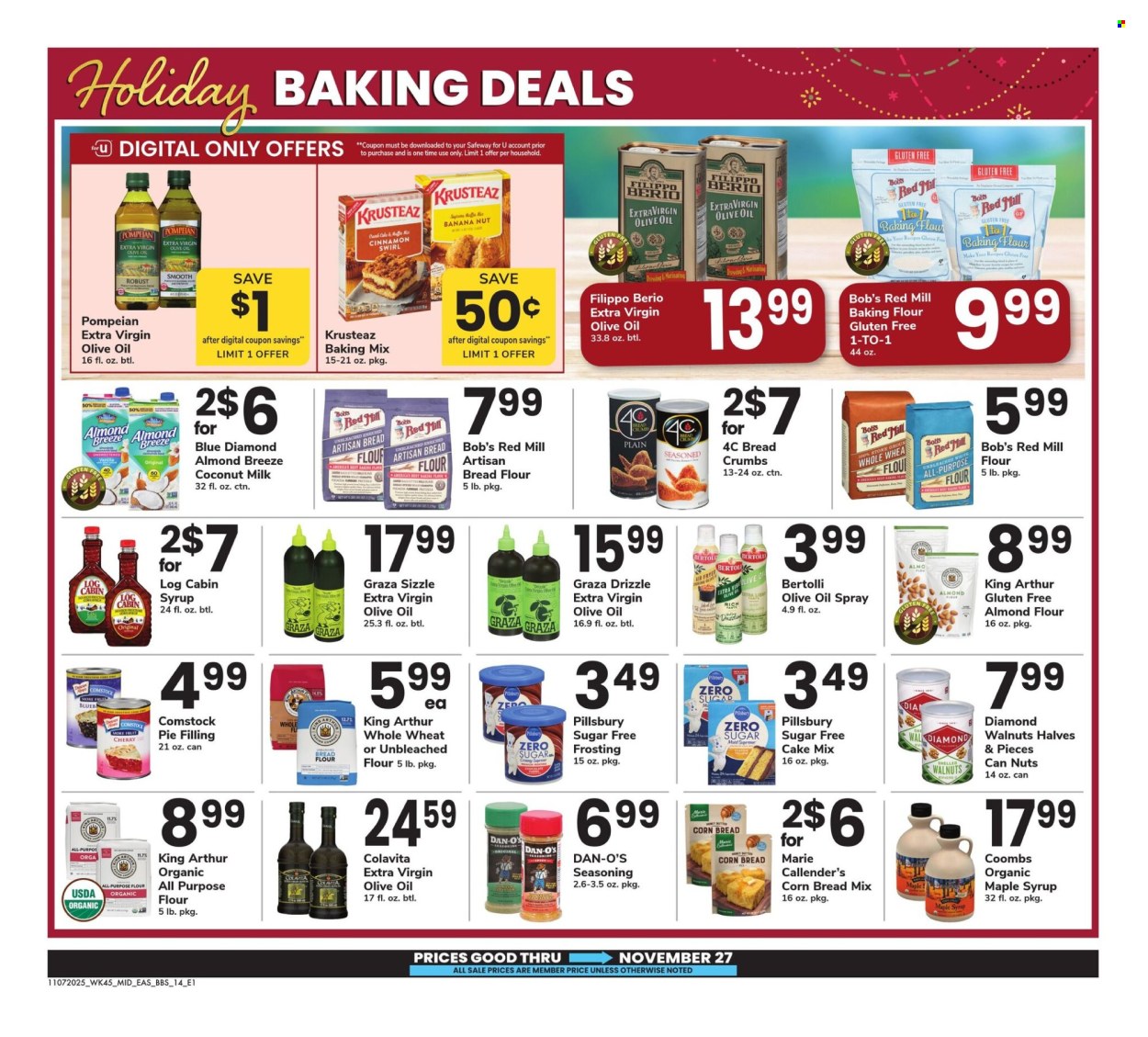 Safeway ad - 11/07/2025 - 11/27/2025. Page 14
