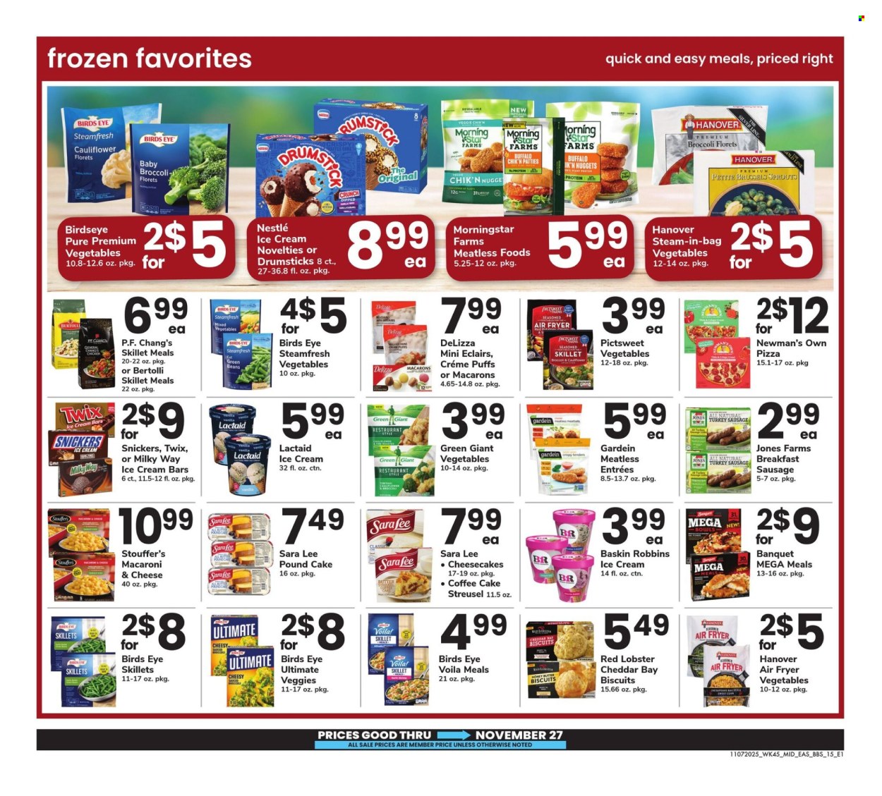 Safeway ad - 11/07/2025 - 11/27/2025. Page 15