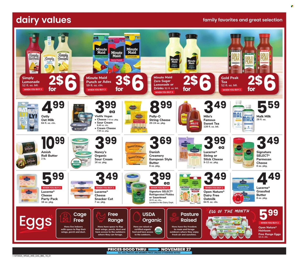 Safeway ad - 11/07/2025 - 11/27/2025. Page 18