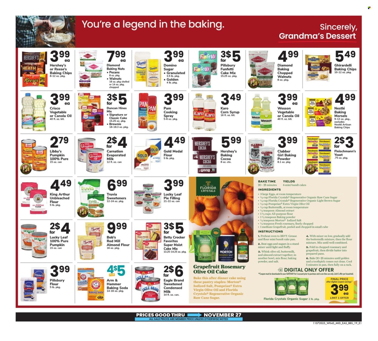 Safeway ad - 11/07/2025 - 11/27/2025. Page 19