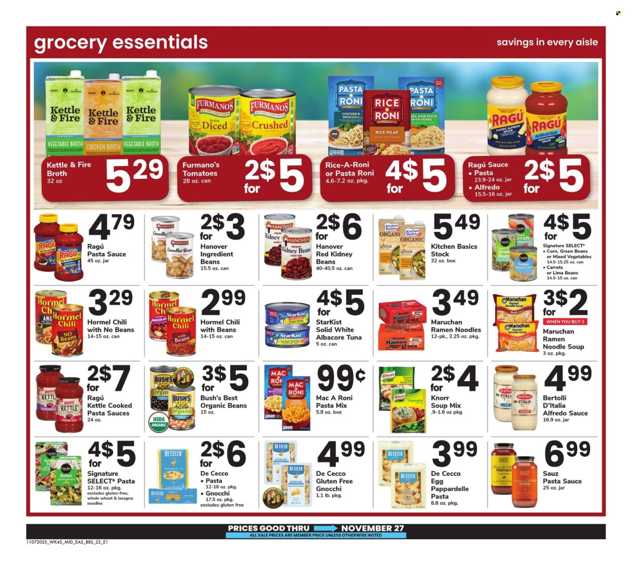 Safeway ad - 11/07/2025 - 11/27/2025. Page 22