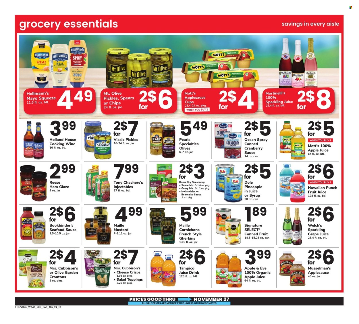 Safeway ad - 11/07/2025 - 11/27/2025. Page 24