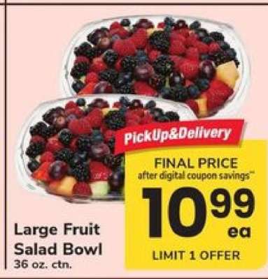 Large Fruit Salad Bowl