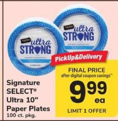Signature SELECT Ultra 10" Paper Plates