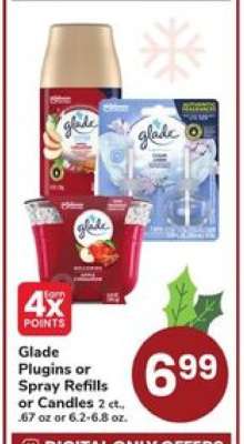 Glade Plugins or Spray Refills or Candles