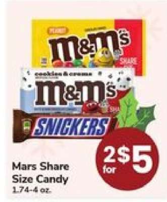 Mars Share Size Candy
