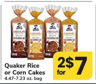 Quaker Rice or Corn Cakes