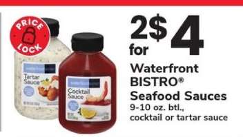 Waterfront BISTRO Seafood Sauces