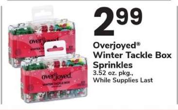 Overjoyed® Winter Tackle Box Sprinkles