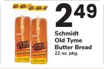 Schmidt Old Tyme Butter Bread