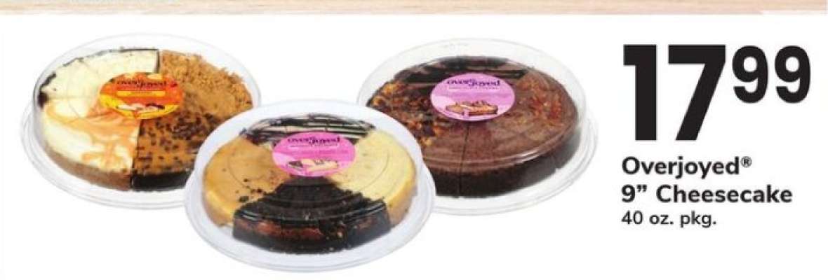 Overjoyed® 9" Cheesecake