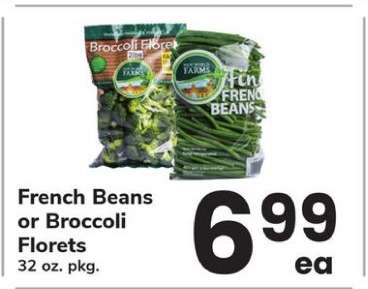 French Beans or Broccoli Florets