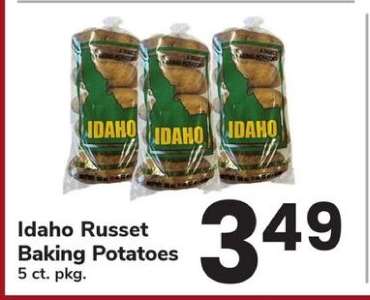 Idaho Russet Baking Potatoes