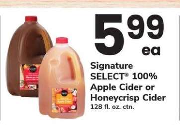 Signature SELECT Apple Cider or Honeycrisp Cider