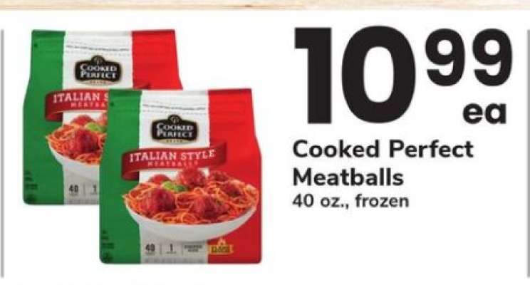 Cooked Perfect Meatballs