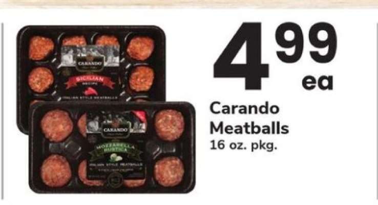 Carando Meatballs