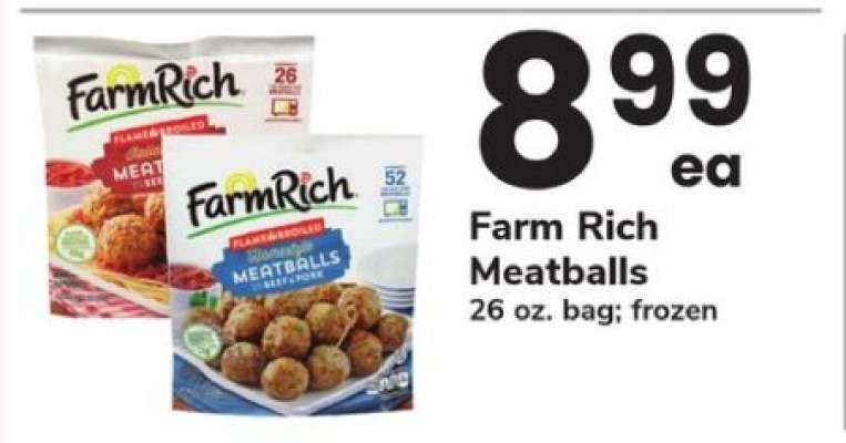 Farm Rich Meatballs