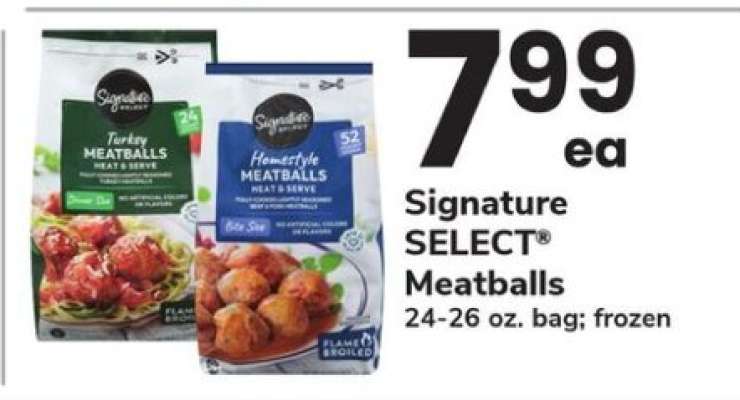 Signature Select Meatballs