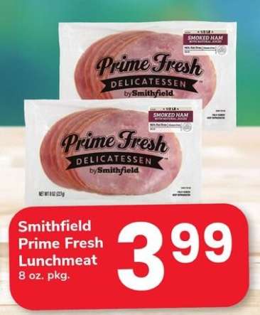 Smithfield Prime Fresh Lunchmeat